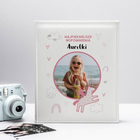Album na zdjcia PREZENT Z JEDNOROCEM dla dziewczynki