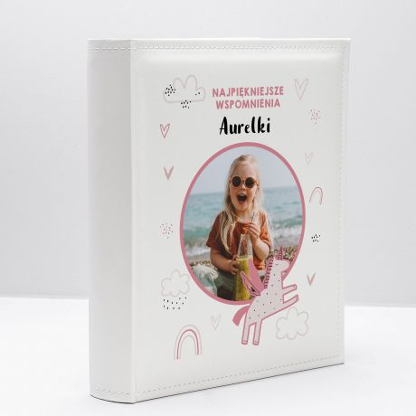 Album na zdjcia PREZENT Z JEDNOROCEM dla dziewczynki