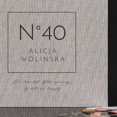 Elegancki album NA 40 URODZINY personalizowany