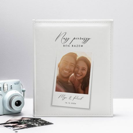 Personalizowany album na zdjcia wklejane PREZENT NA PIERWSZ ROCZNIC LUBU