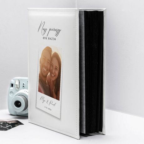 Personalizowany album na zdjcia wklejane PREZENT NA PIERWSZ ROCZNIC LUBU