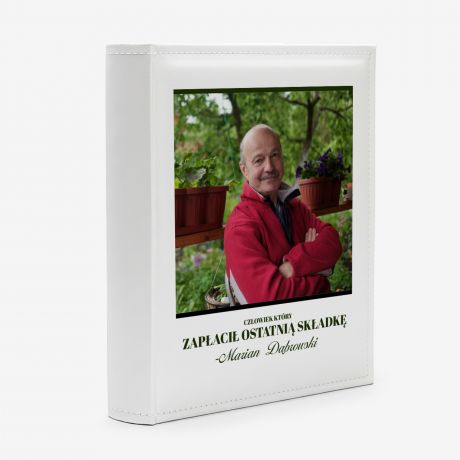 Album na zdj�cia OSTATNIA SK�ADKA prezent dla emeryta
