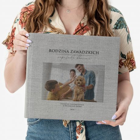Album na zdjcia personalizowany ZAPUCI KORZENIE prezent na wprowadziny