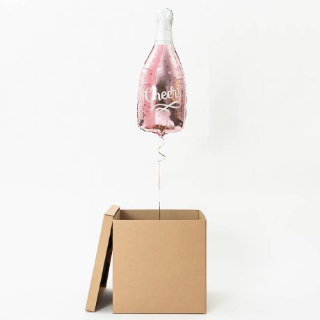 Balon na prezent + personalizowana kartka PREZENT DLA KOBIETY