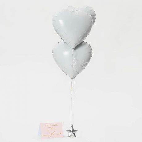 Balony na prezent z personalizowaną kartką PREZENT ROCZNICOWY