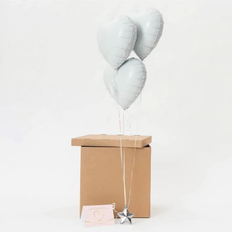 Balony na prezent z personalizowan kartk PREZENT ROCZNICOWY
