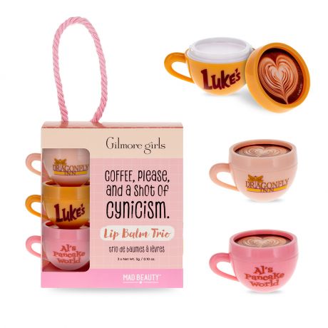 Zestaw balsamw do ust GILMORE GIRLS upominek dla koleanki