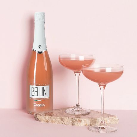 Bellini i kieliszkami PREZENT NA WIECZR PANIESKI