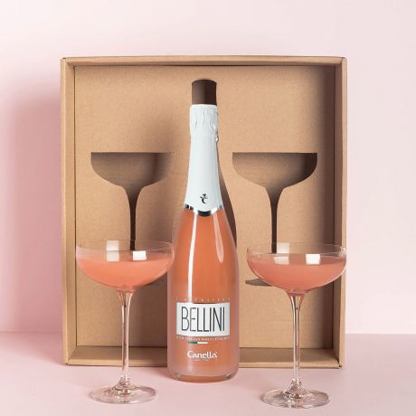 Bellini z kieliszkami PODZIKOWANIA DLA LOGOPEDY