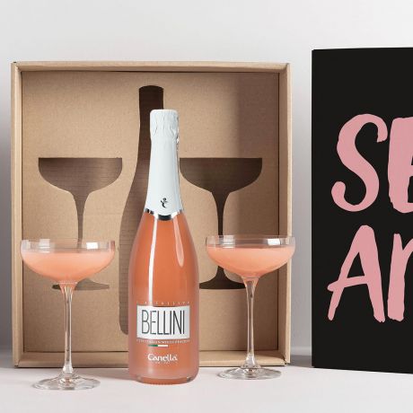 Bellini z kieliszkami PREZENT NA PANIESKI