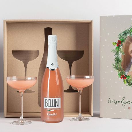 Bellini z kieliszkami PREZENT NA WITA DLA MAMY