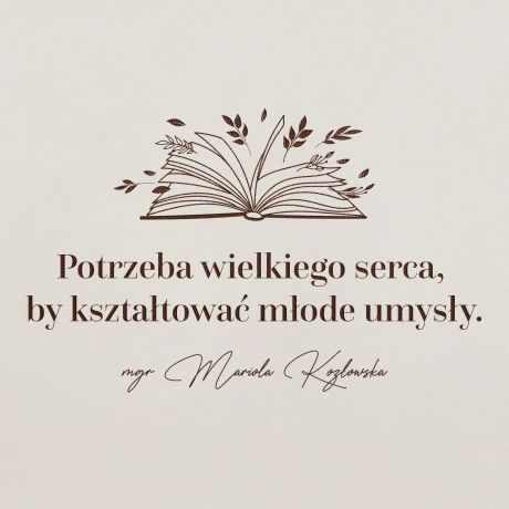 Beowa podkadka na biurko PREZENT DLA NAUCZYCIELKI personalizowany prezent na Dzie Nauczyciela