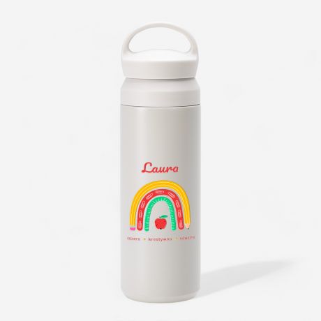 Beowy termos DLA DZIECKA back to school