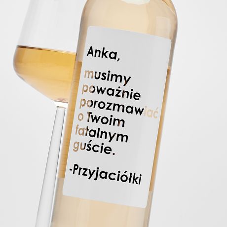 Biae wino hiszpaskie PREZENT NA ZERWANIE dla przyjaciki