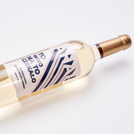 Białe wino na prezent ZA ZDANY EGZAMIN