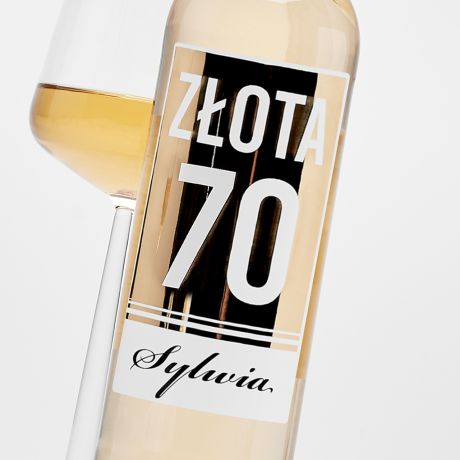 Biae wino na urodziny ZOTA 70
