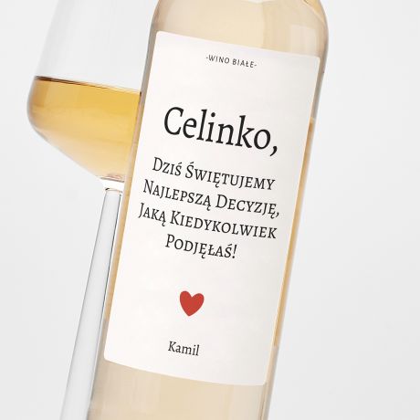 Biae wino NAJLEPSZA DECYZJA prezent na rocznic lubu dla ony wino biae prezent dla ony na rocznic lubu