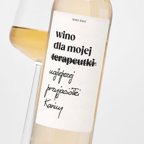 Biae wino PREZENT DLA PRZYJACIӣKI