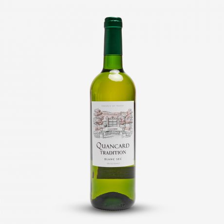 Biae wytrawne wino w prezencie Quancard Tradition wino biae wino na prezent alkohol na prezent