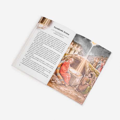 Biblia dla dzieci na komuni PAMITKA PIERWSZEJ KOMUNII biblia na komuni z dedykacj prezent na komuni