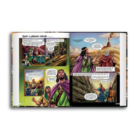 Biblia komiksowa PREZENT DLA NASTOLATKA biblia komiksowa ksi��ka religijna dla m�odzie�y komiks biblijny