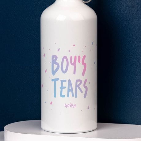 Bidon z nadrukiem BOY`S TEARS prezent dla przyjaciki na urodziny