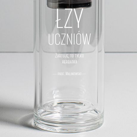 Bidon dla nauczyciela na herbat ZY UCZNIW Prezent dla Nauczyciela prezent na Dzie Nauczyciela