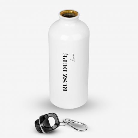 Bidon na wod� NIE B�D� LENIEM �mieszny prezent dla sportowca personalizowany bidon bidon personalizowany