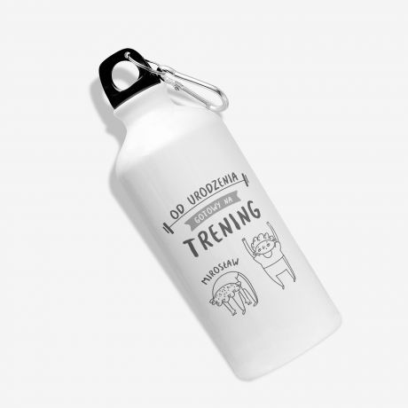 Bidon na wod� sportowy GOTOWY NA TRENING prezent dla ucznia