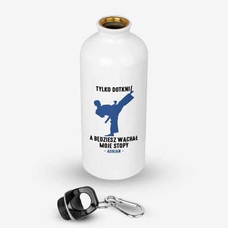 Bidon ze �miesznym nadrukiem DLA TRENUJ�CEGO TAEKWONDO