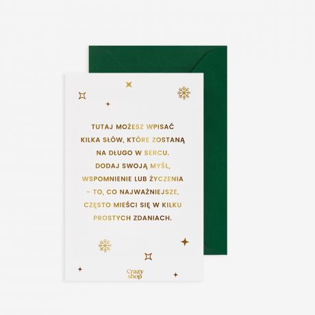 Bilecik witeczny ze zoceniem