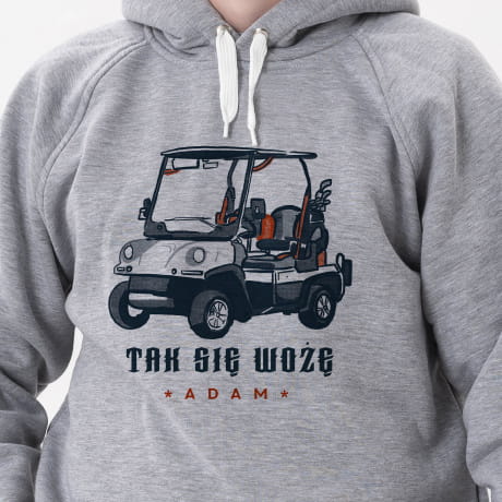 Bluza dla golfisty TAK SIĘ WOŻĘ - M