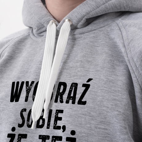 Bluza mska z nadrukiem PREZENT DLA BARMANA - XXL