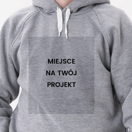 Bluza z nadrukiem TWJ PROJEKT mska - S