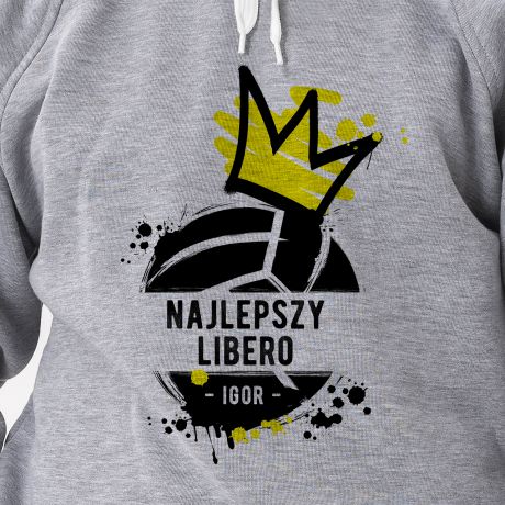 Bluza personalizowana NAJLEPSZY prezent dla siatkarza - S