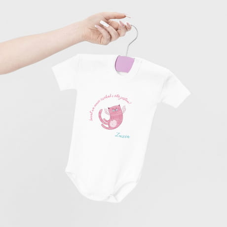 Body dla noworodka KOTEK prezent z okazji narodzin dziecka