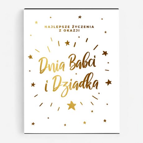Bombonierka na Dzie Babci i Dziadka ze zoceniem czekoladki dla dziadkw prezent dla babci i dziadka