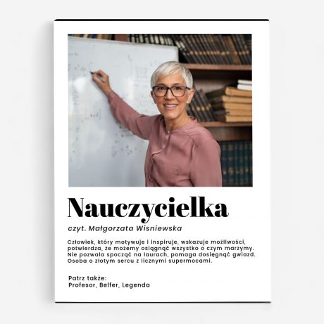 Bombonierka na Dzie Nauczyciela DEFINICJA upominek dla nauczyciela czekoladki dla nauczyciela