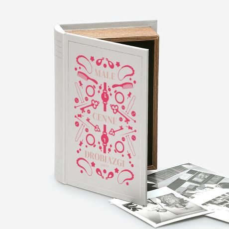 Book box na drobiazgi PREZENT DLA KOLEANKI prezent na urodziny dla koleanki prezent dla koleanki na urodziny