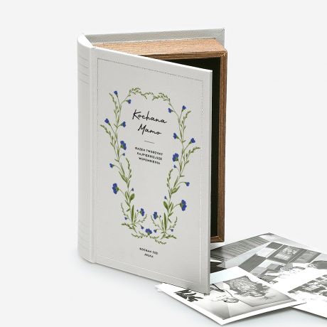 Book box PREZENT NA DZIE MAMY zestaw prezentowy dla mamy prezent dla mamy pudeko w ksztacie ksiki