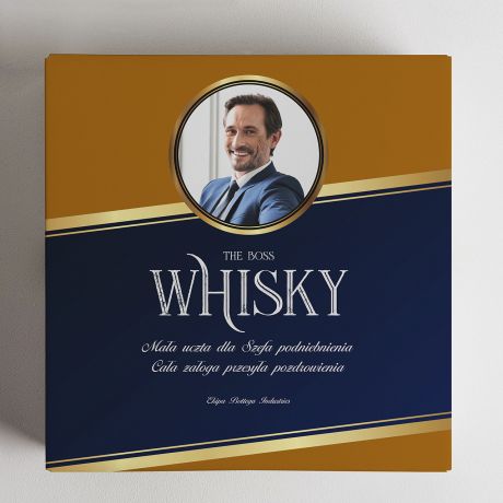 Box prezentowy szkocka whisky PREZENT DLA SZEFA