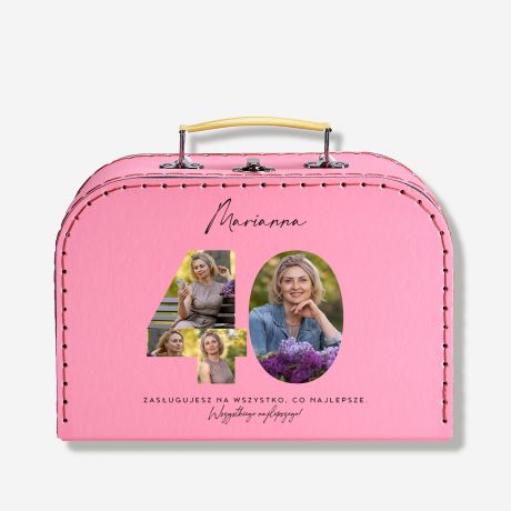 Box z prezentami na 40 URODZINY ze zdj�ciami box na 40 urodziny zestaw na 40 urodziny