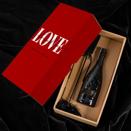 Box na Walentynki DRUNK IN LOVE Prosecco i pejcz