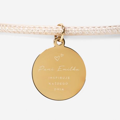 Bransoletka DLA NAUCZYCIELKI z grawerem