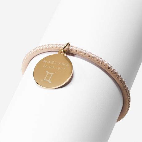 Personalizowana BRANSOLETKA BLINITA bransoletki zodiakalne bransoletka znak zodiaku