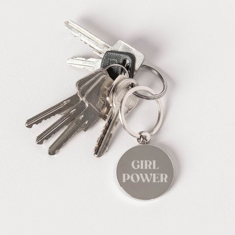 Grawerowany brelok dla kobiety GIRL POWER