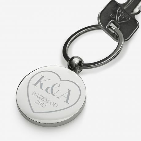 Brelok do kluczy personalizowany PREZENT NA ROCZNIC ZWIZKU