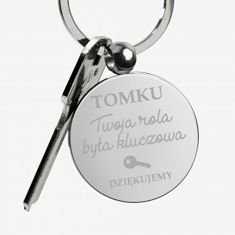 Brelok grawerowany PODZIKOWANIA DLA WIADKA