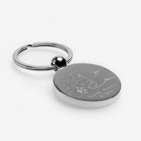 Brelok z grawerem dla taty EKIPA TATY brelok grawerowany upominek dla taty personalizowany brelok
