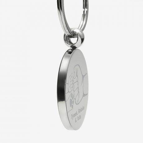 Brelok z grawerem dla taty EKIPA TATY brelok grawerowany upominek dla taty personalizowany brelok
